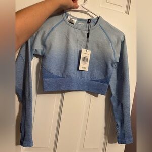 AYBL Sky Blue Ombre Seamless Top